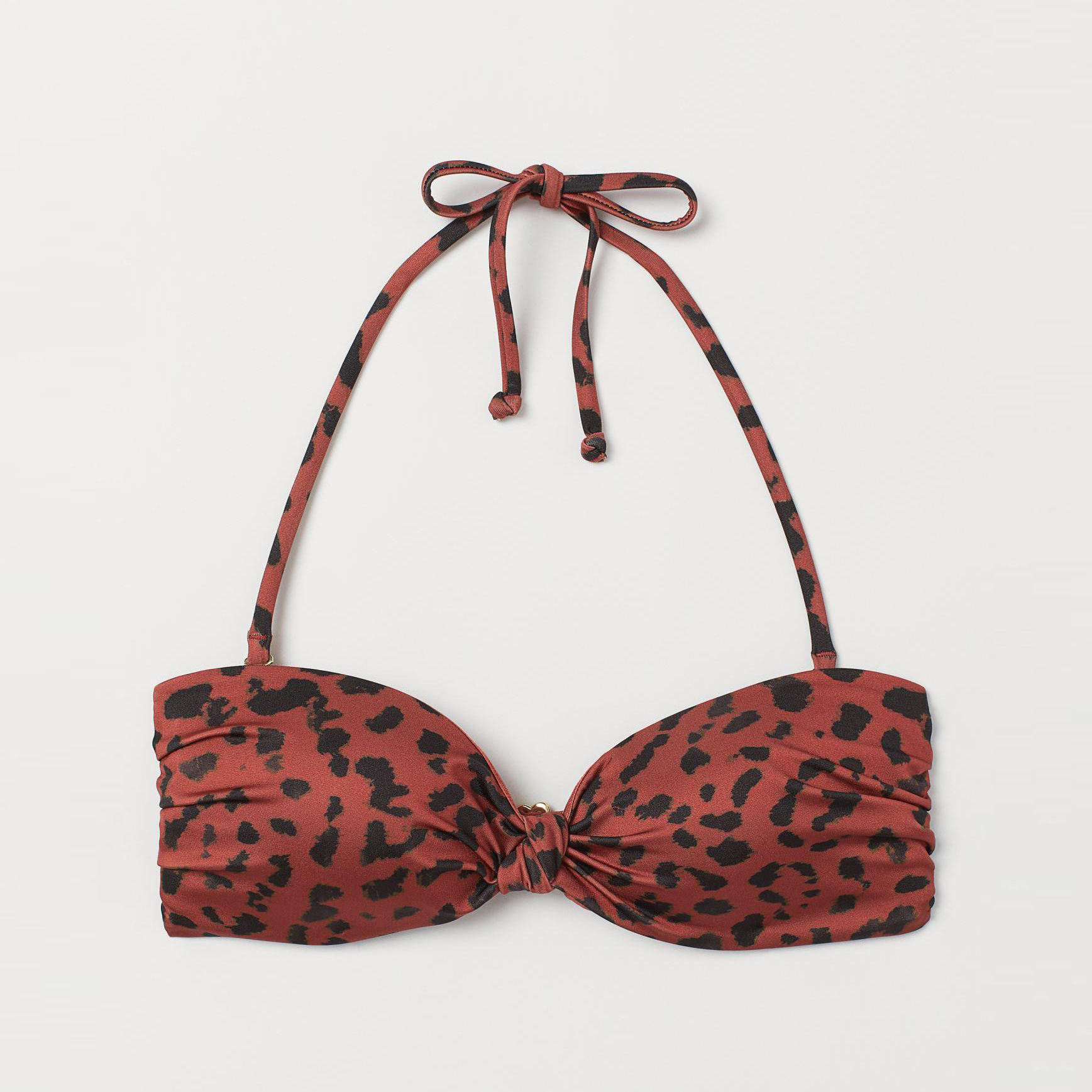 

Верхняя часть купальника H&M 7365819-ACTE 38 Кирпичная в черная узор