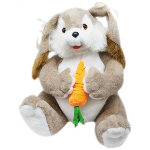 

Мягкая плюшевая игрушка WL Toys «Зайка Катя» 65 см бежевая (113028)