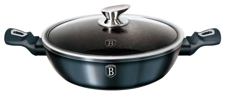 

Сотейник алюминиевый Berlinger Haus Aquamarine Edition Ø28 см 3.8 л с крышкой, индукционным дном и мраморным антипригарным покрытием (BH-1877)