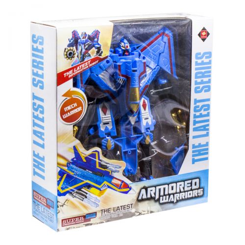

Игрушка трансформер Jinjiang «Armored Warriors Самолет» 24 см синий (8001A-H)