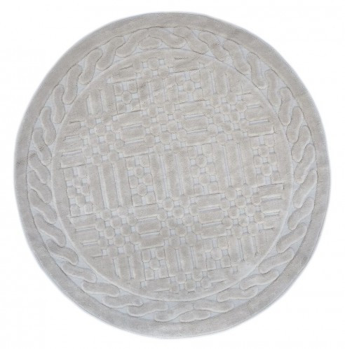 

Коврик для ванной комнаты Arya Berceste махровый круглый 120 см бежевый (AR-1380026-bej)