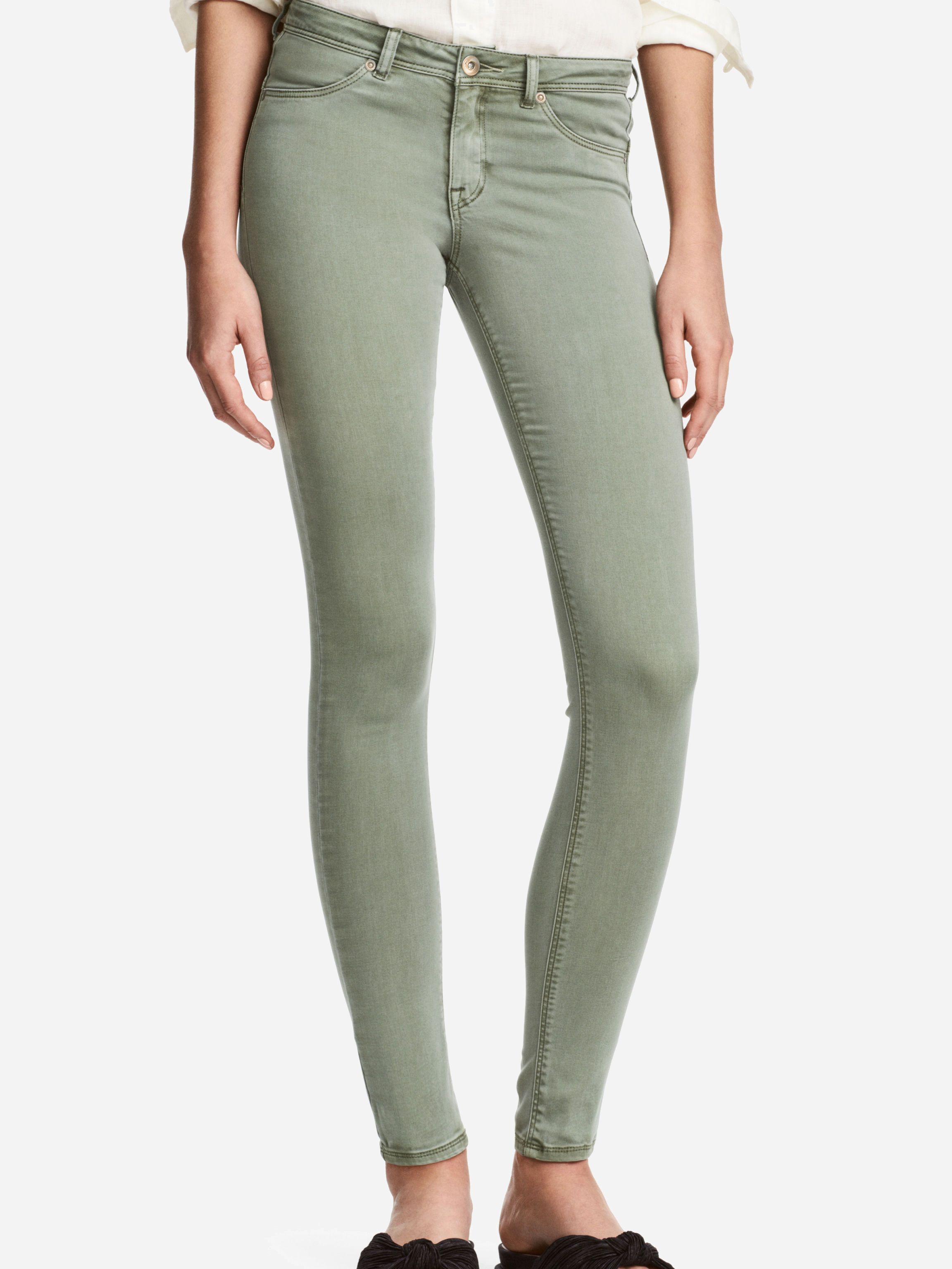 

Джинсы H&M 4002464-ACUB 25-30 Бледно-зеленые