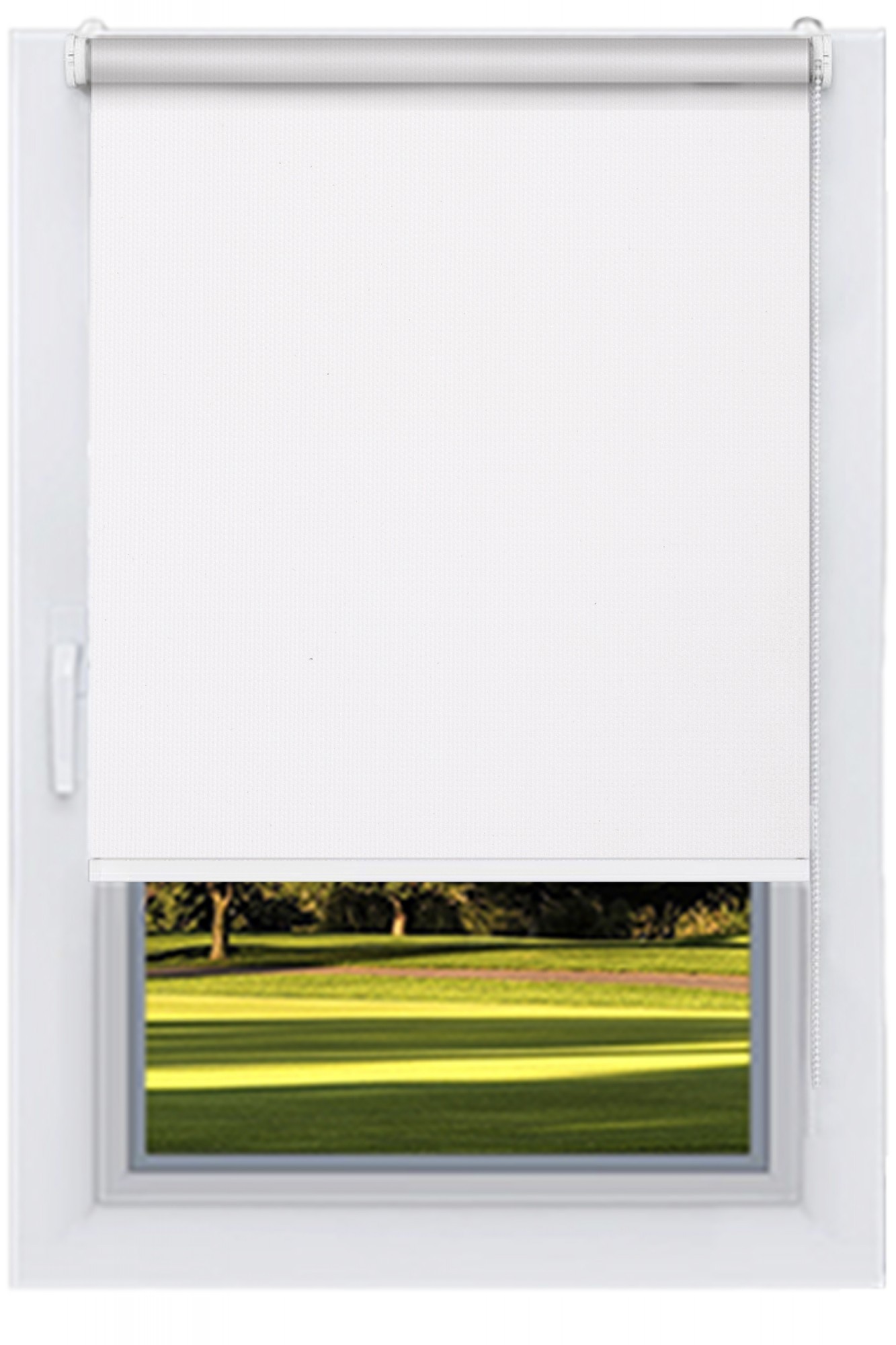 

Ролета тканевая DECOLUX 150х160 LUNA. 1039. Белый Мини 19 Белый