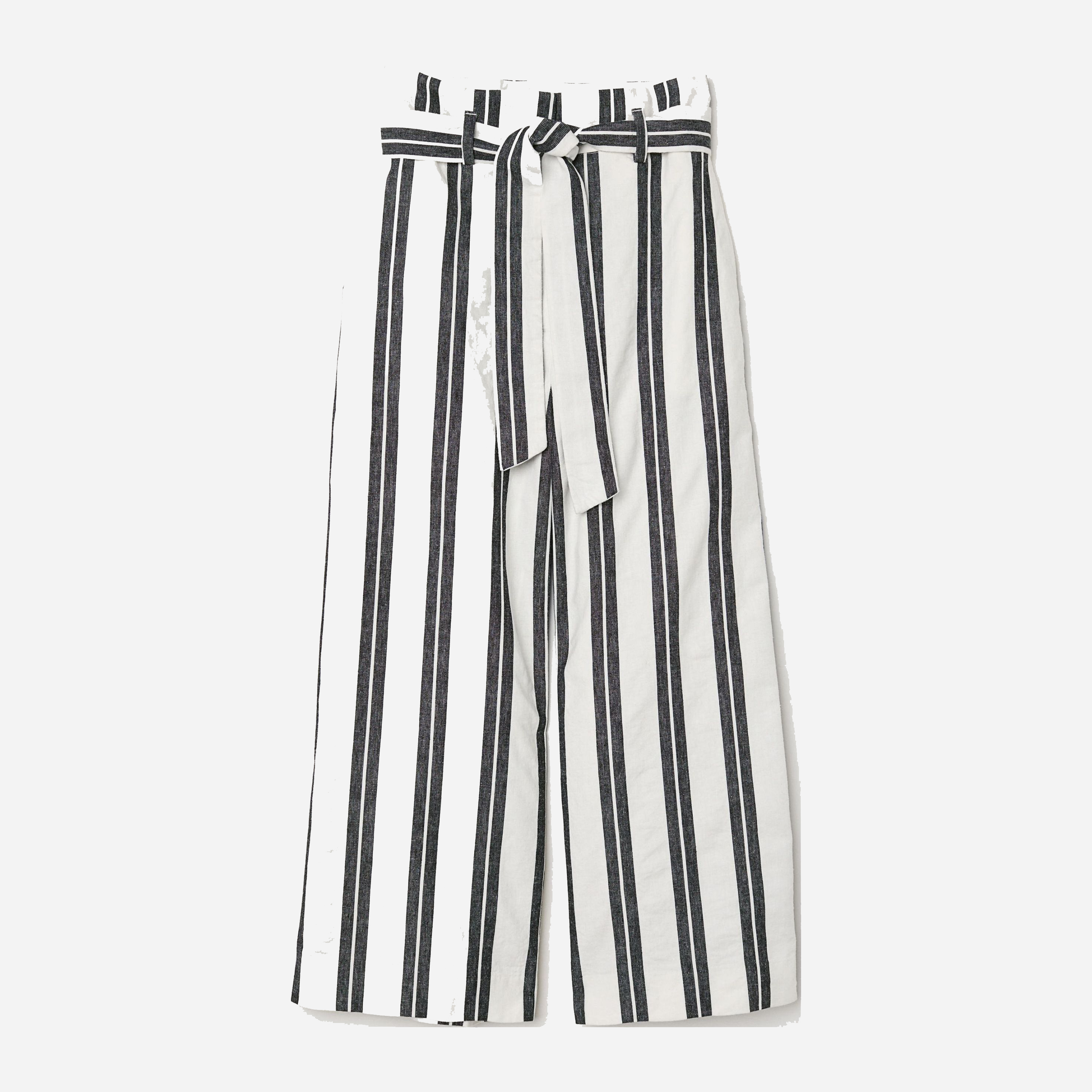 

Брюки H&M 6225607-AAXL 36 Белые в полоску