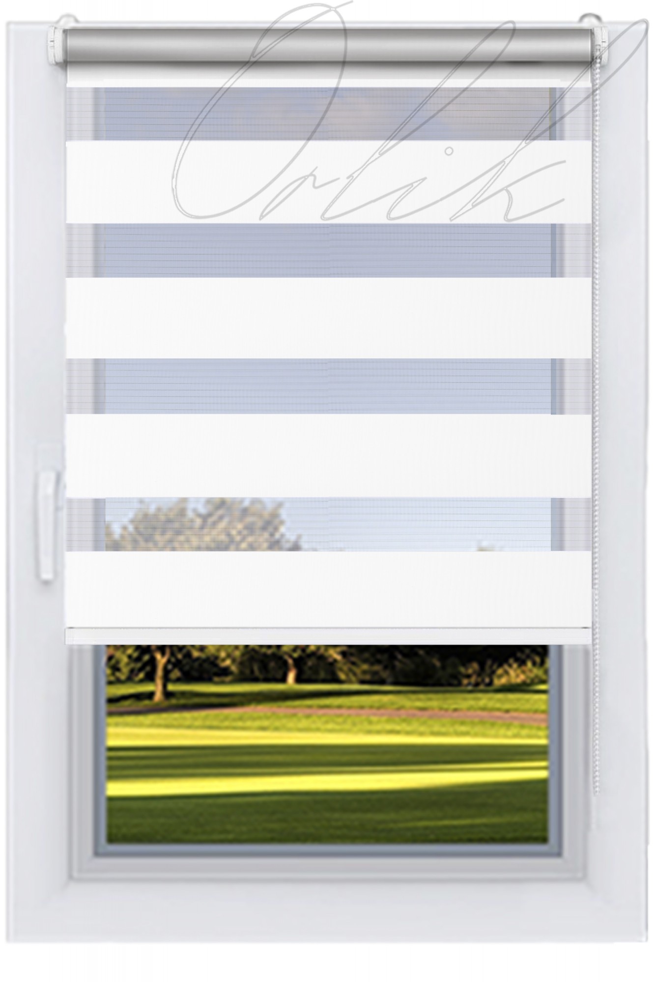 

Ролета тканевая DECOLUX 95x160 ,Димаут Жемчуг,Бежевый,Мини 19 белый