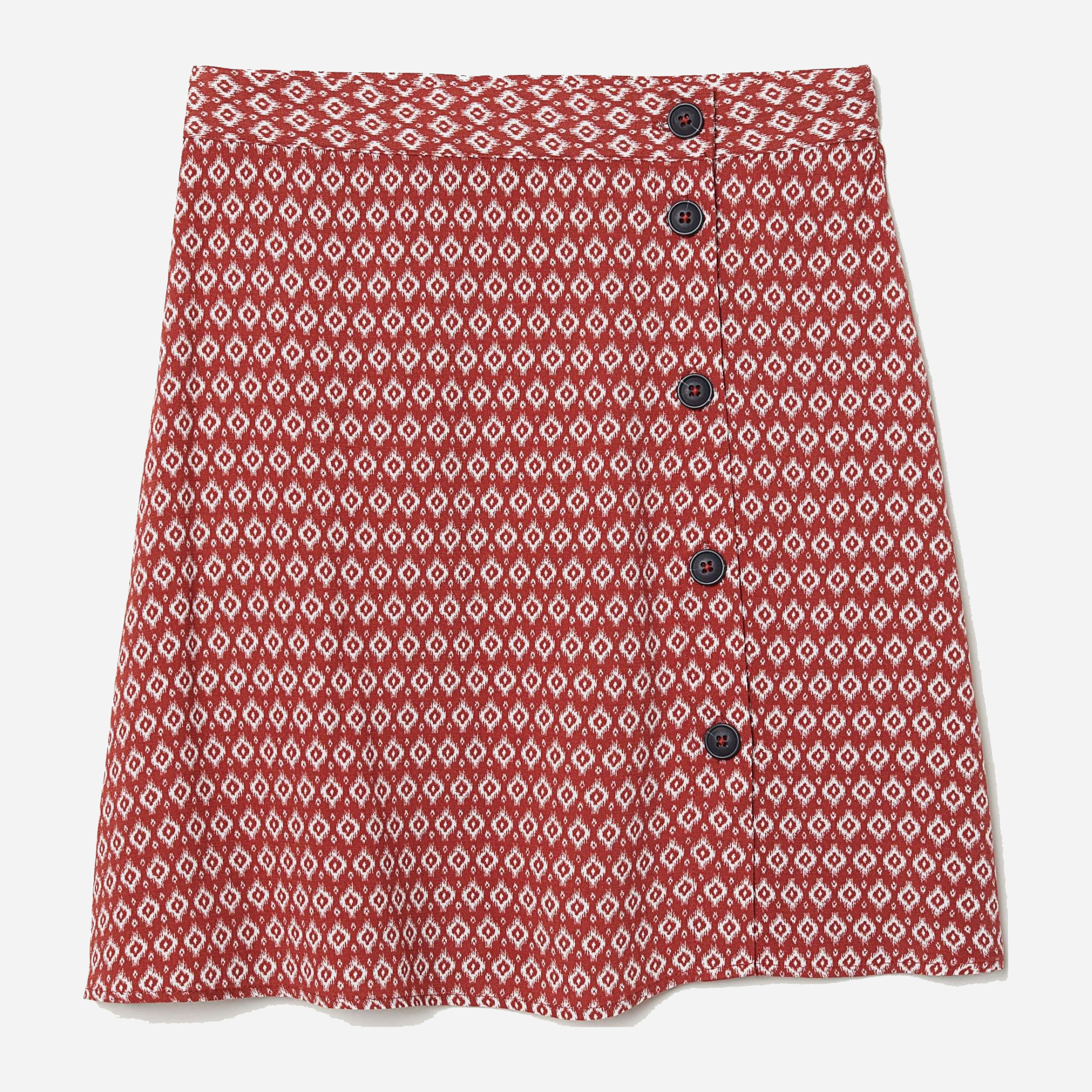 

Юбка H&M 6506778-ACAO 42 Кирпичная с белым