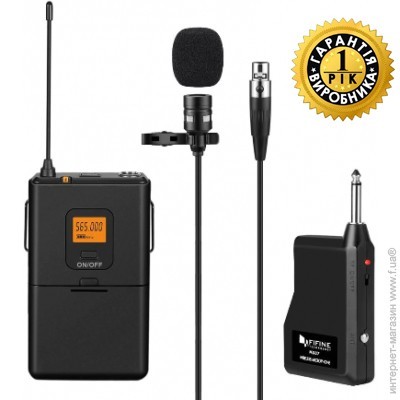 

Петличный радиомикрофон Fifine K037 Black