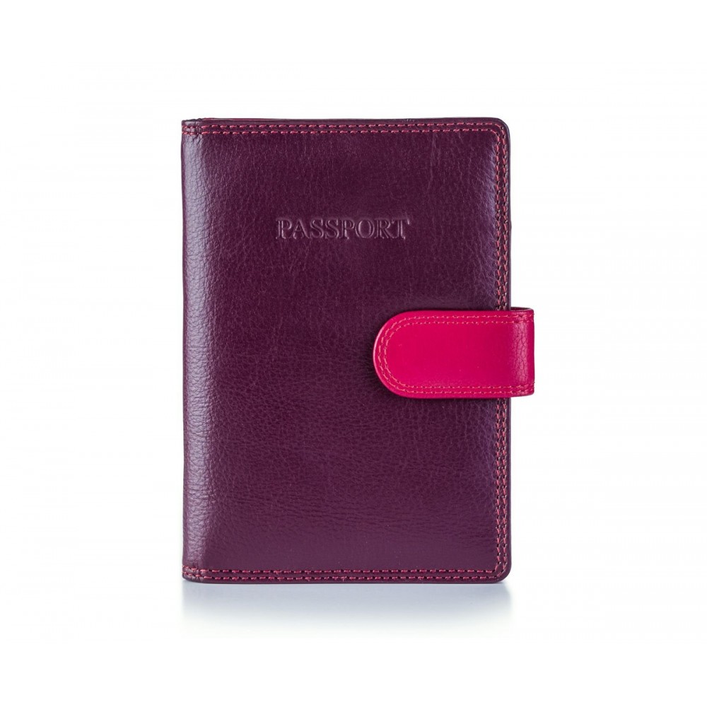 

Обложка для паспорта Visconti RB75 Sumba (Plum Multi)