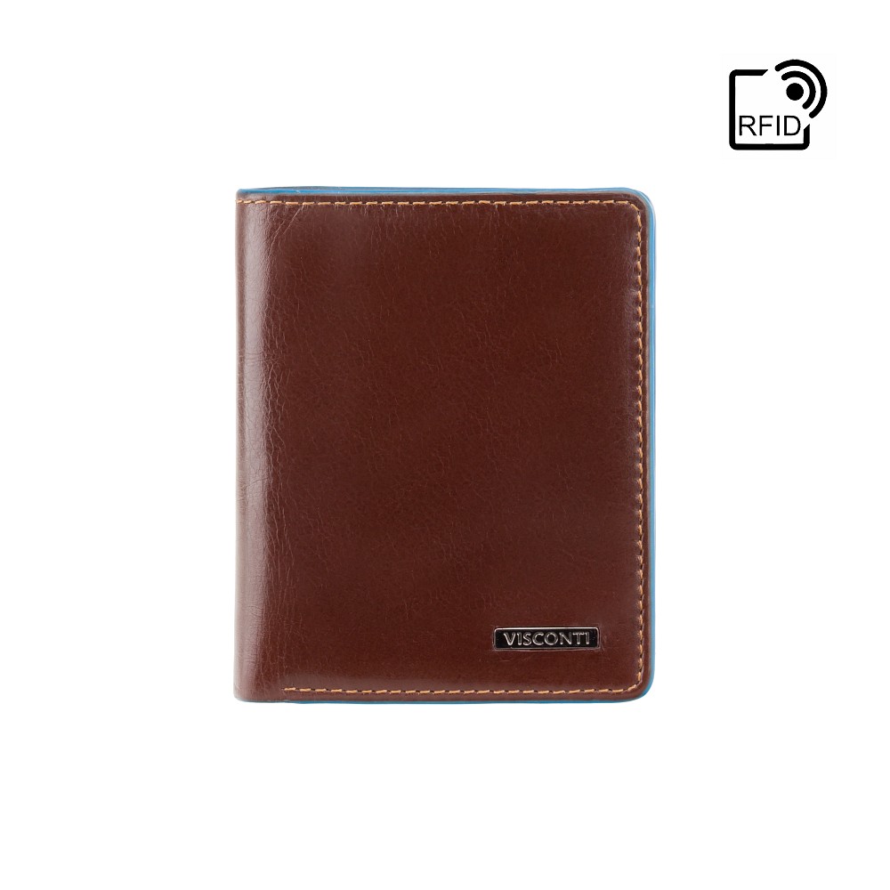 

Кошелек мужской Visconti ALP84 Smith (Italian Brown)