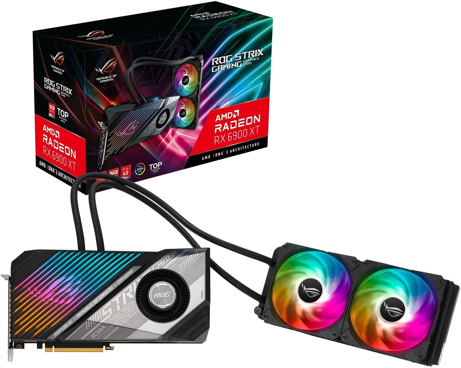 

Видеокарта ASUS ROG-STRIX-LC-RX6900XT-T16G-GAMING