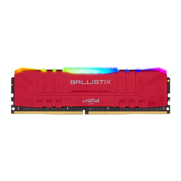 

Оперативная память Crucial DDR4 8GB 3600MHz Ballistix Red RGB (BL8G36C16U4RL)