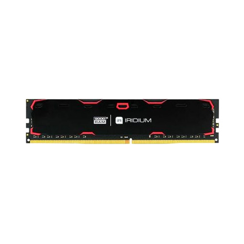 

Оперативная память Goodram DDR4 8GB 2400MHz Iridium Black (IR-2400D464L17S/8G)