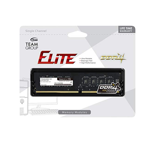 

Оперативная память Team DDR4 8GB 2666MHz Elite (TED48G2666C1901)