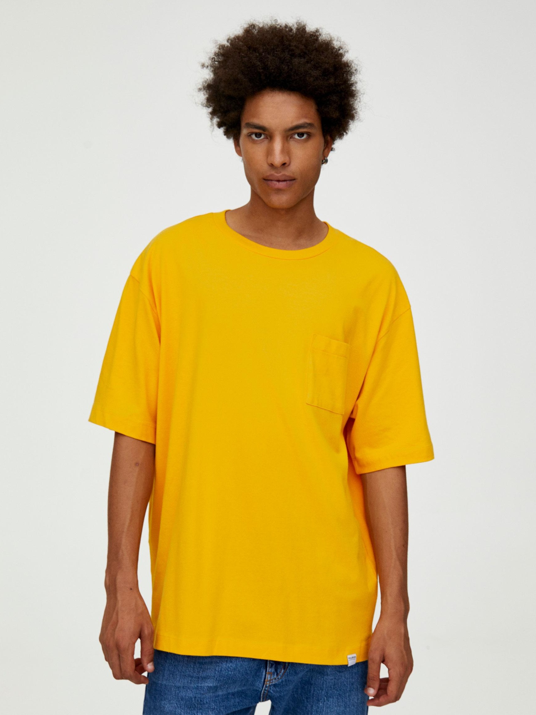 

Футболка Pull & Bear 9230/500/305-ACVW XL Оранжевая