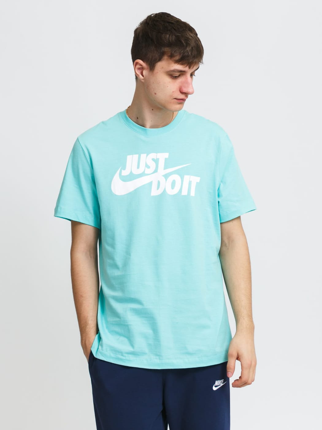 

Футболка Nike M Nsw Tee Just Do It Swoosh AR5006-307 M Голубая