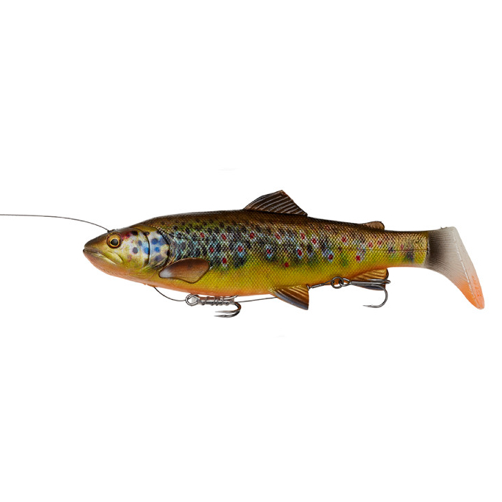 

Воблер Savage Gear 4D Line Thru Rattle Trout 27.5cm 228g slow sinking brown tro