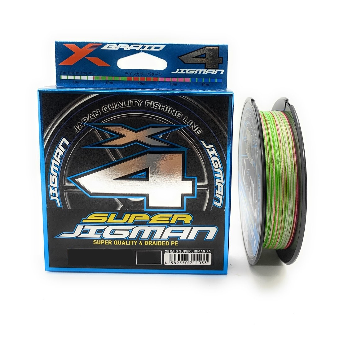 

Шнур YGK X-Braid Super Jigman X4 200m #1.0/0.165mm 18Lb/8.1kg