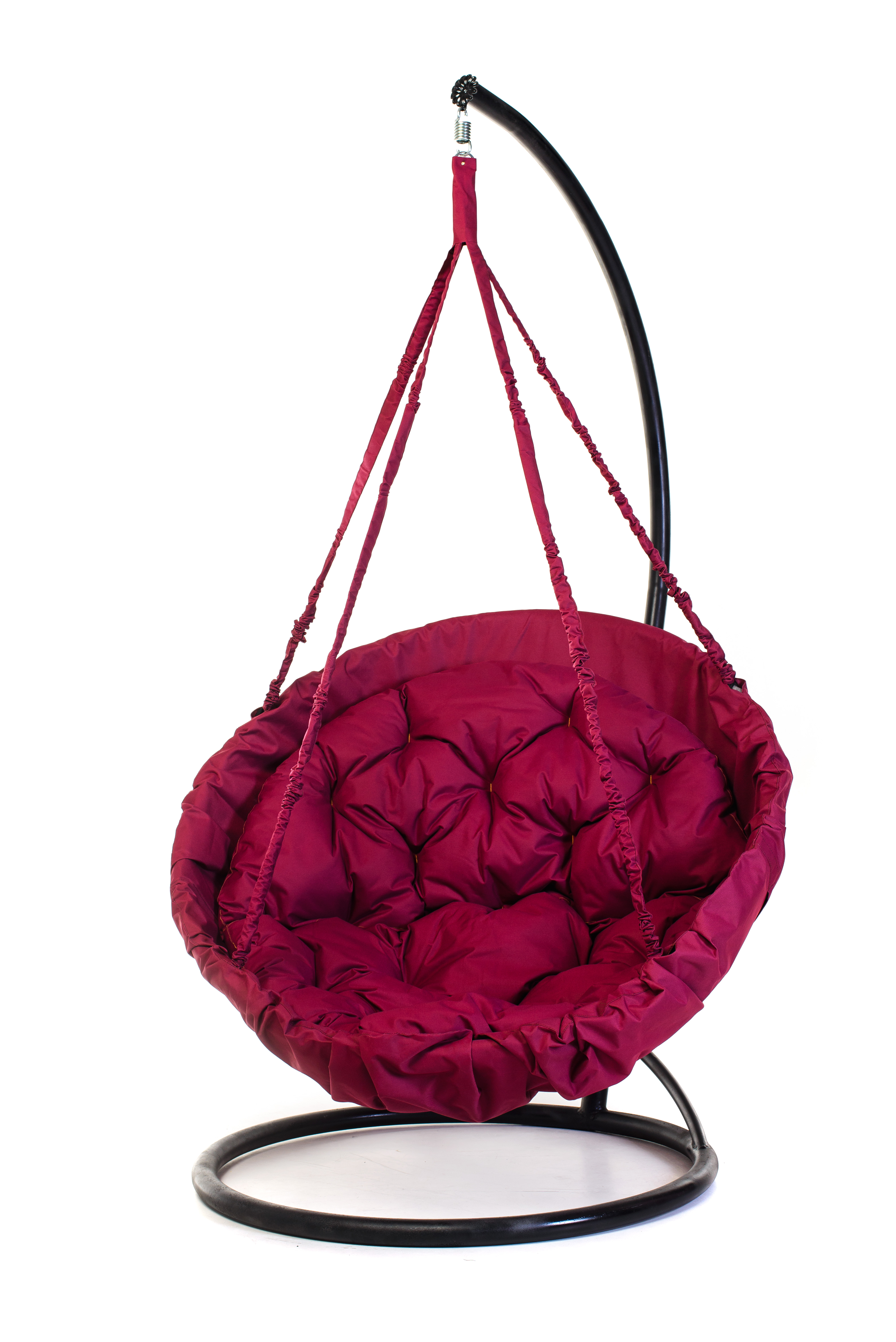 

Кресло-качеля Kospa Lounge-LUX 200 кг с подставкой 180 см Бордовый