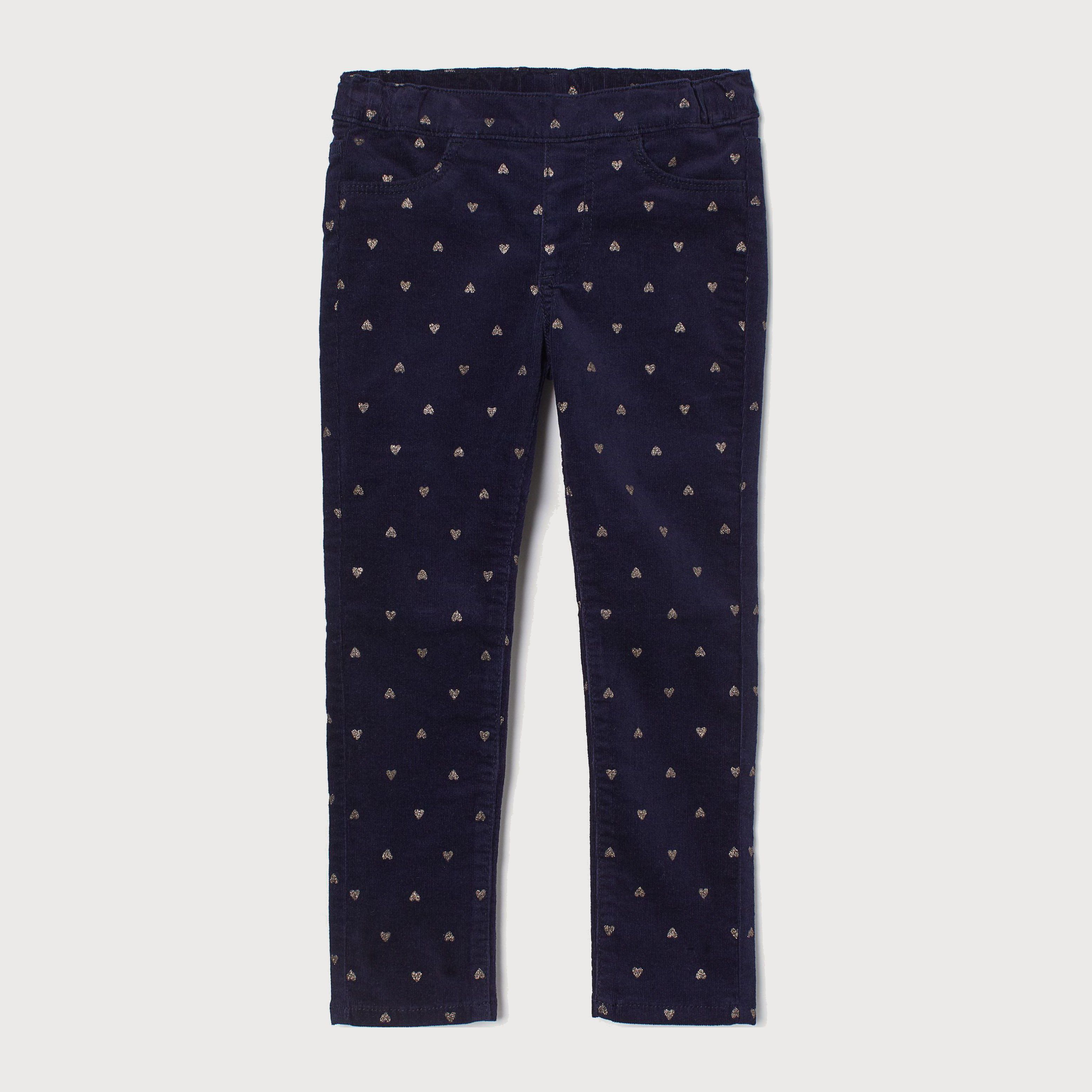 

Брюки вельветовые H&M 850880 140 см Темно-синие