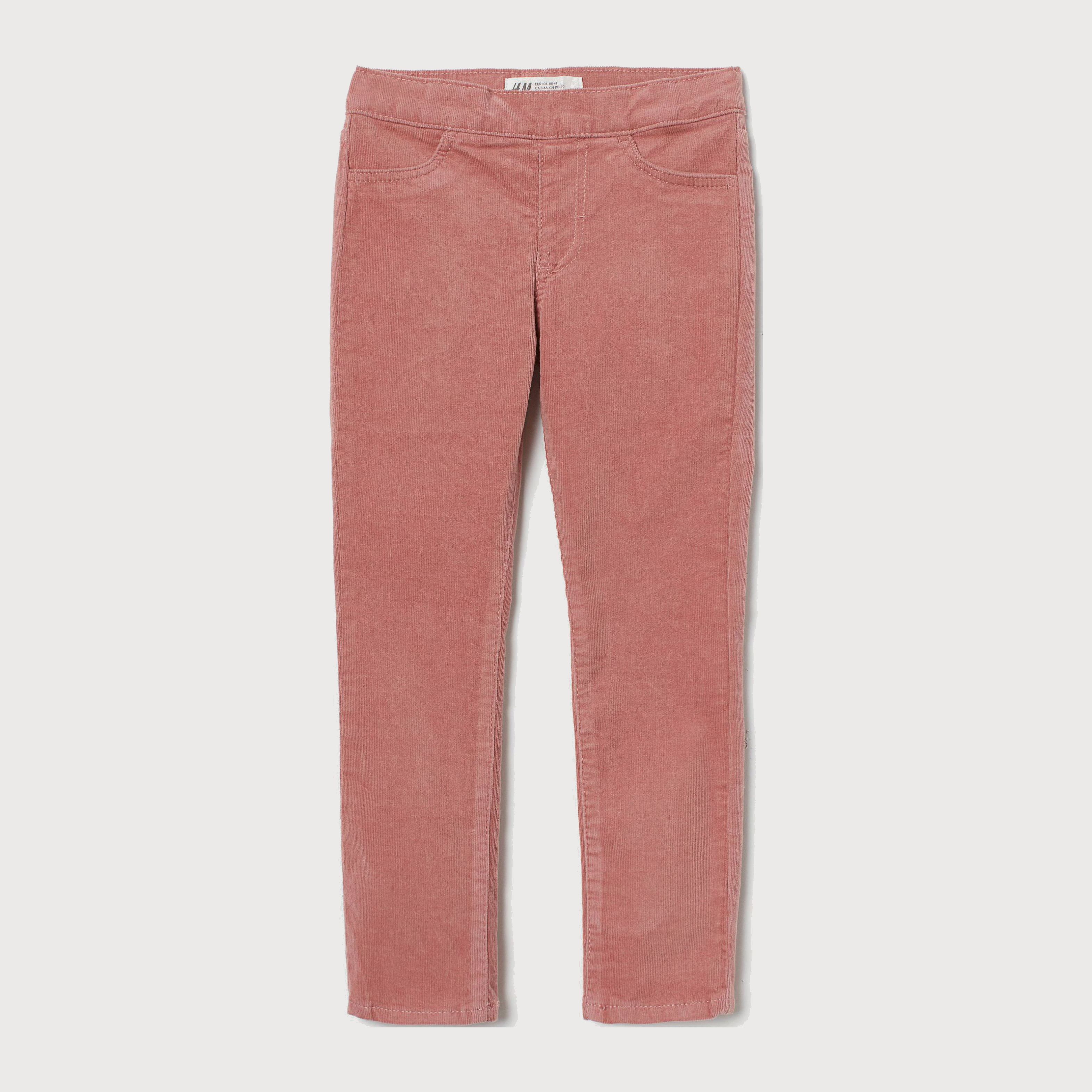 

Брюки вельветовые H&M 0850877 4 134 см Розовые