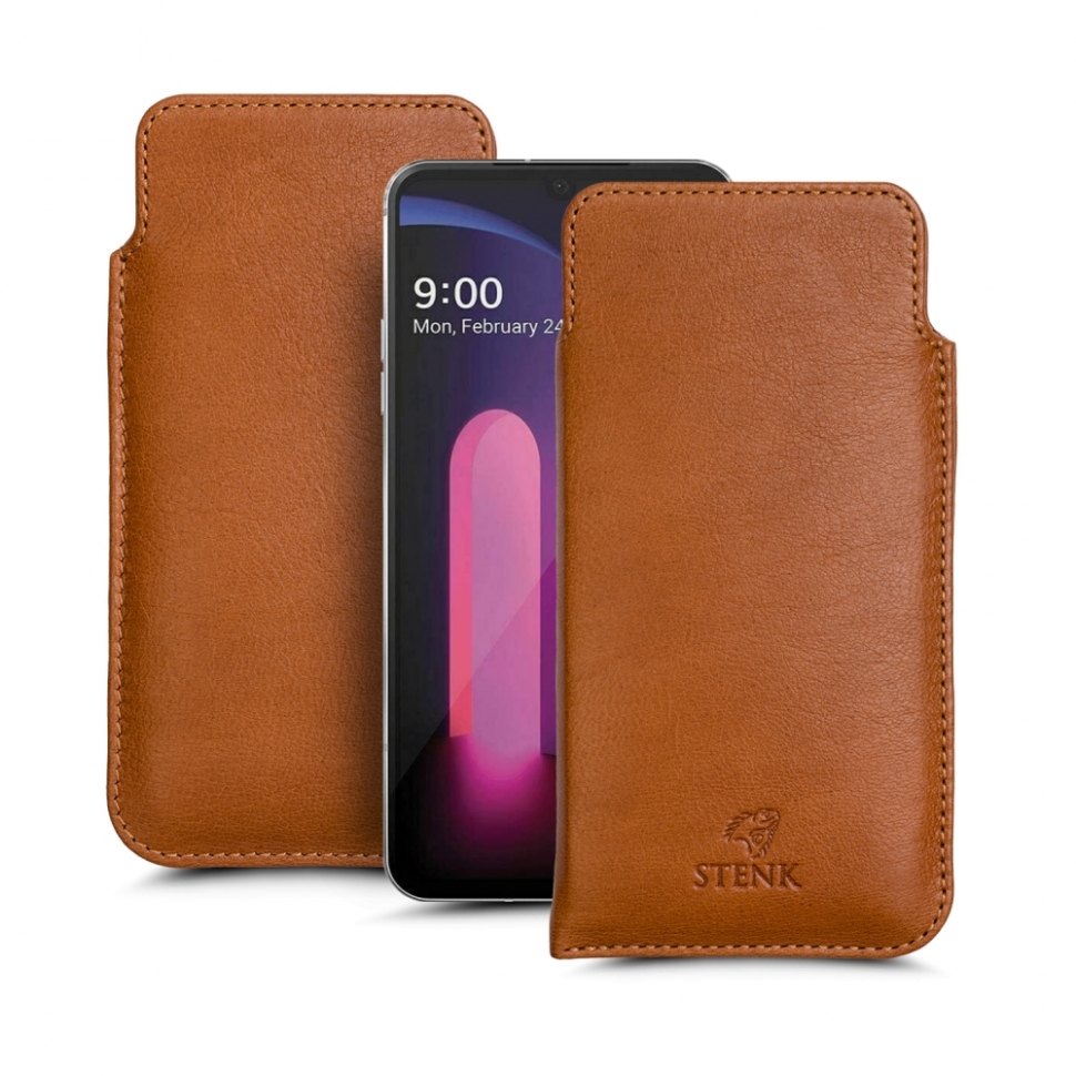 

Футляр Stenk Elegance для LG V60 ThinQ Camel
