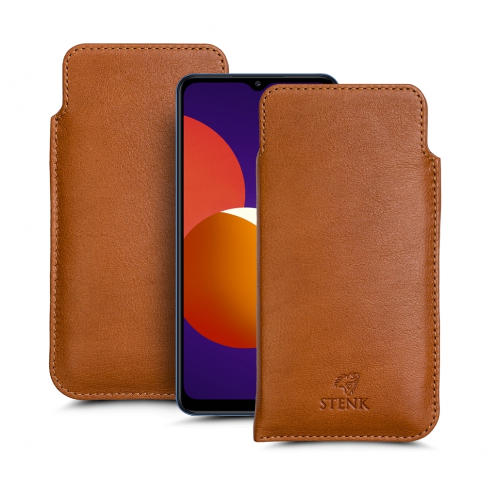 

Футляр Stenk Elegance для Samsung Galaxy M12 Camel