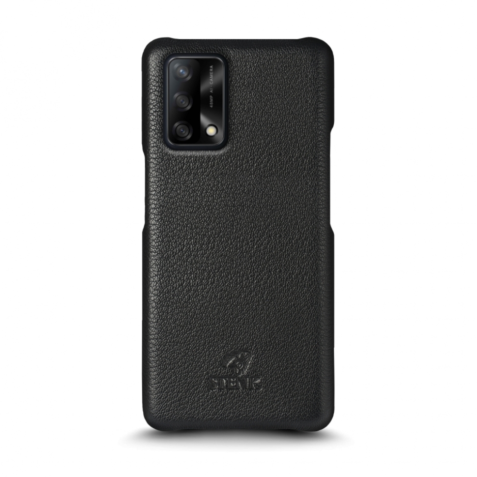 

Кожаная накладка Stenk Cover для OPPO A74 Чёрная