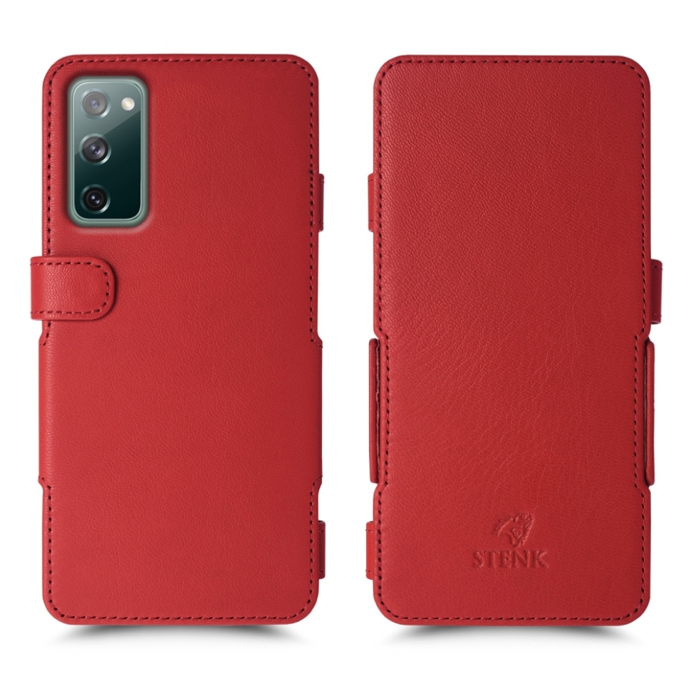 

Чехол книжка Stenk Prime для Samsung Galaxy S20 FE Красный