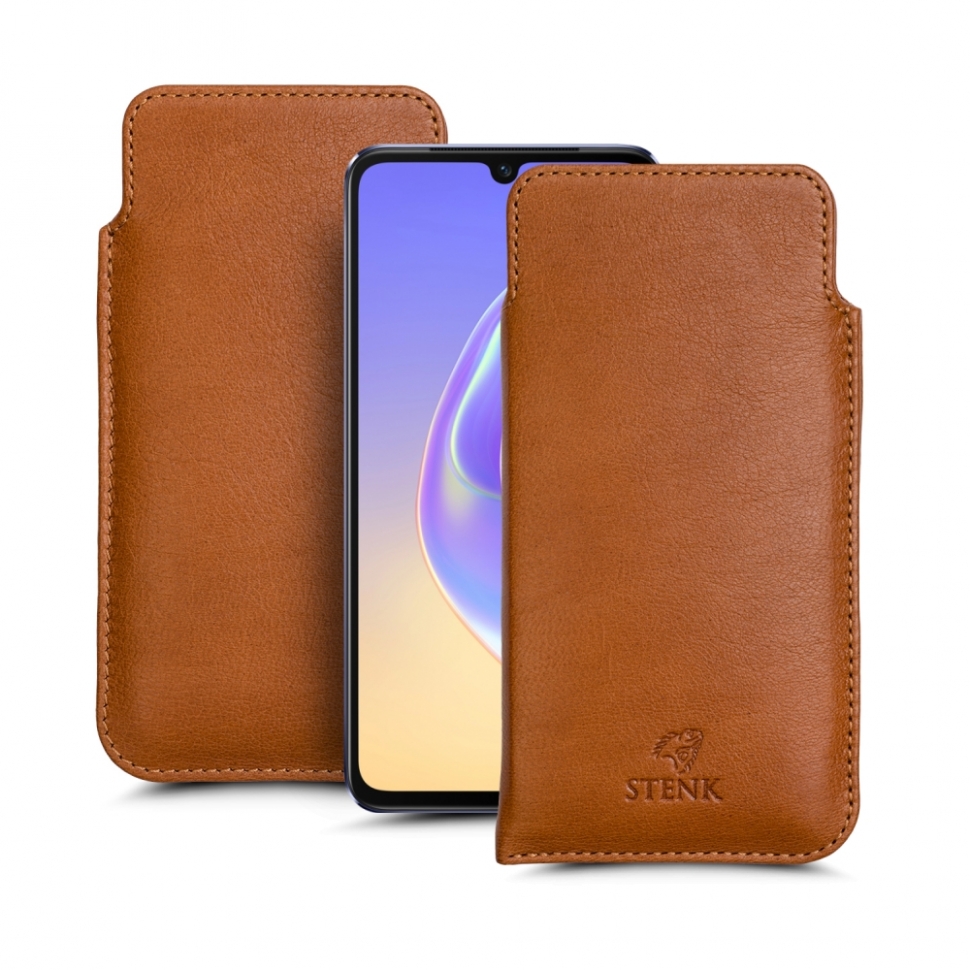 

Футляр Stenk Elegance для Vivo V21 Camel