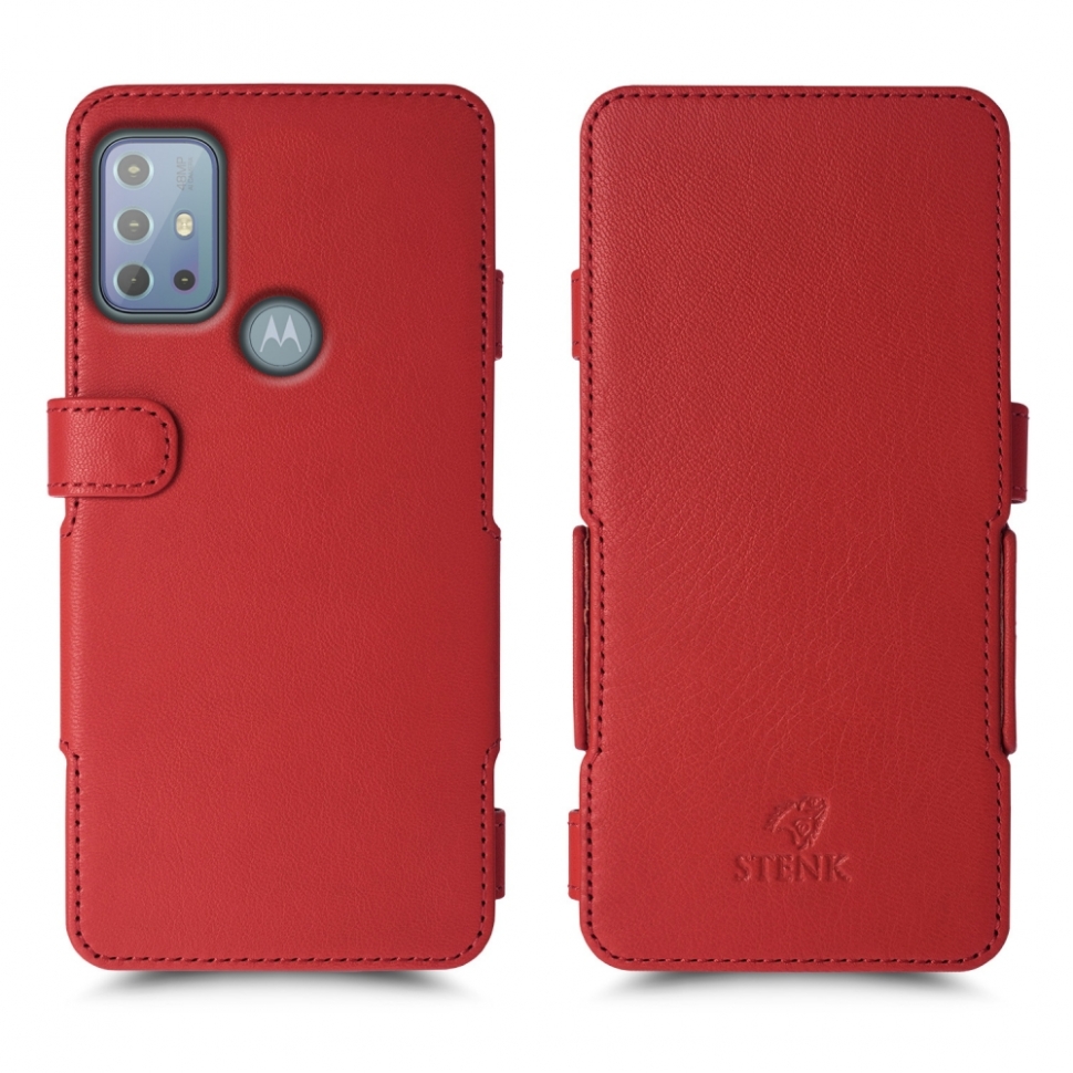 

Чехол книжка Stenk Prime для Motorola Moto G20 Красный