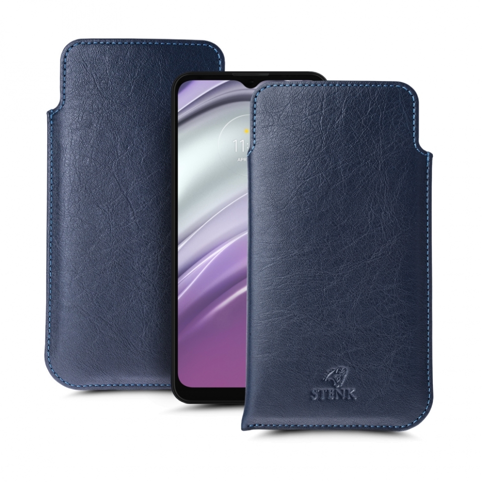 

Футляр Stenk Elegance для Motorola Moto G20 Синий
