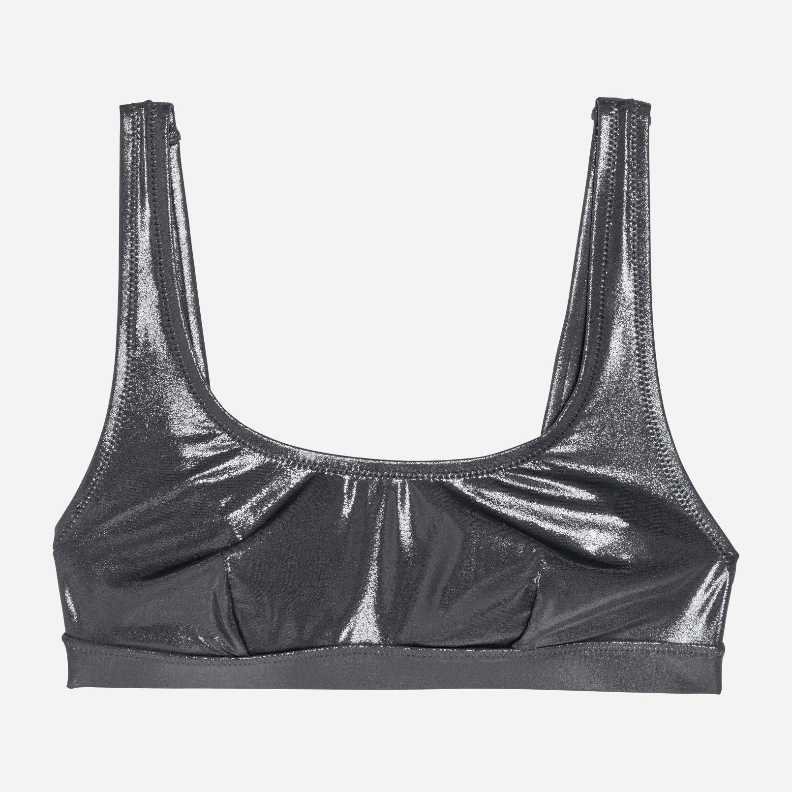 

Верхняя часть купальника H&M 5602037-ABEQ 36 Серый/Серебристый