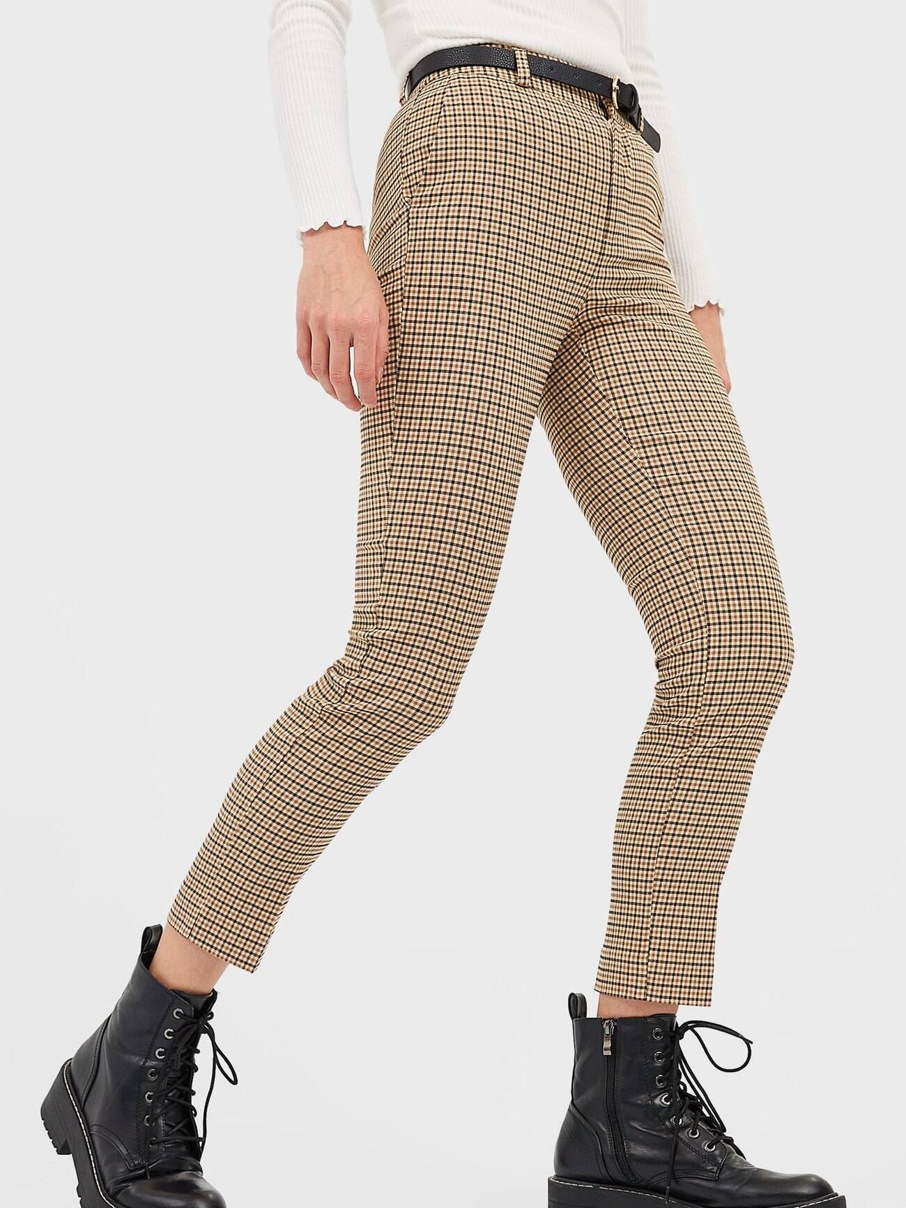 

Брюки Stradivarius 4504/407/430-ACGB 34 Бежевые