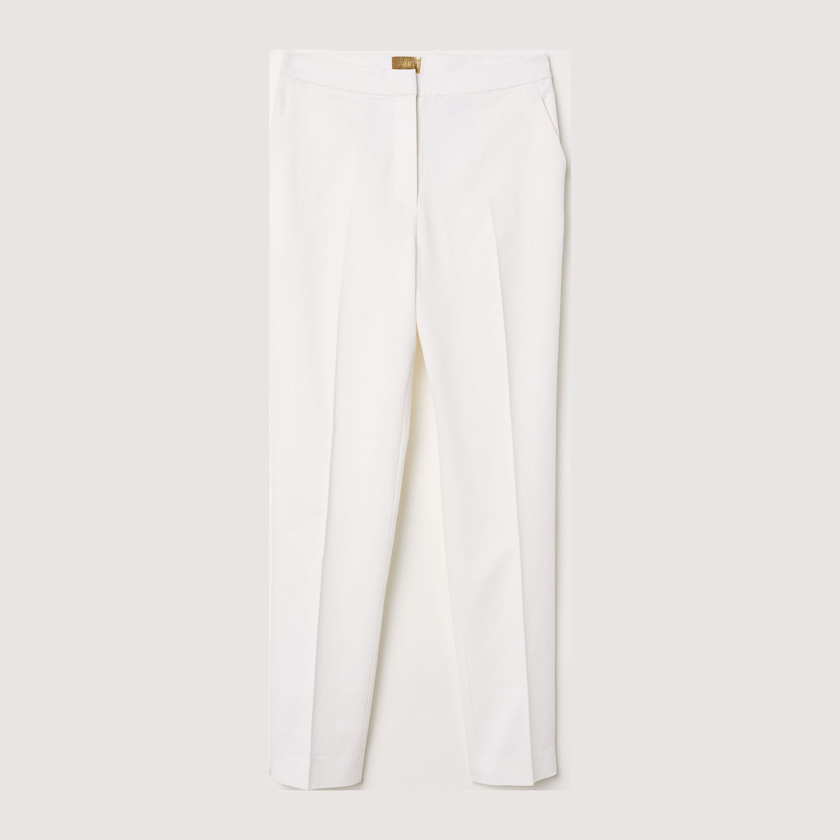 

Брюки H&M 6252387-ACTS 34 Белые