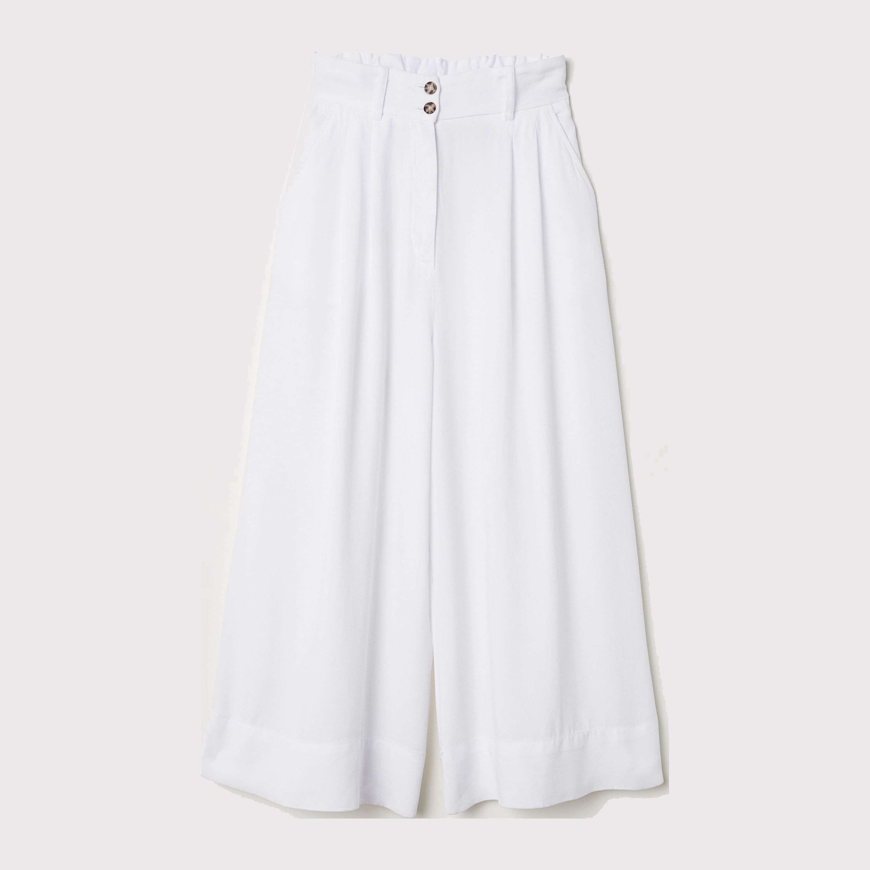 

Брюки H&M 6329367-ACTS 38 Белые