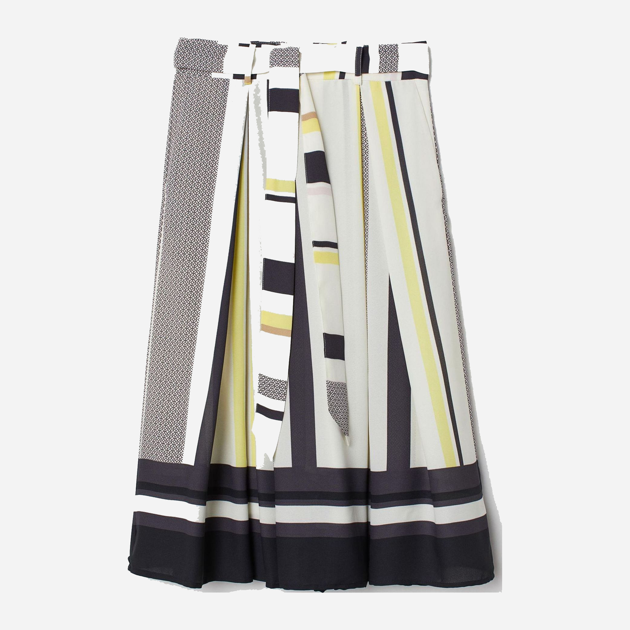

Юбка H&M 7160059-ABBO 38 Белая с разноцветным
