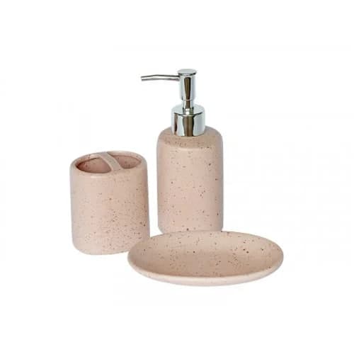 

Набор для ванной комнаты Набор аксессуаров для ванной комнаты керамический Pink (AN001135)