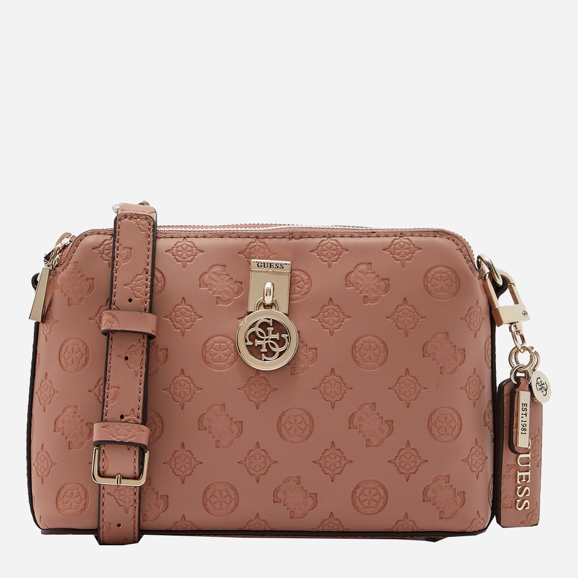 

Сумка женская Guess Ninnette Crossbody 26 Пудровая