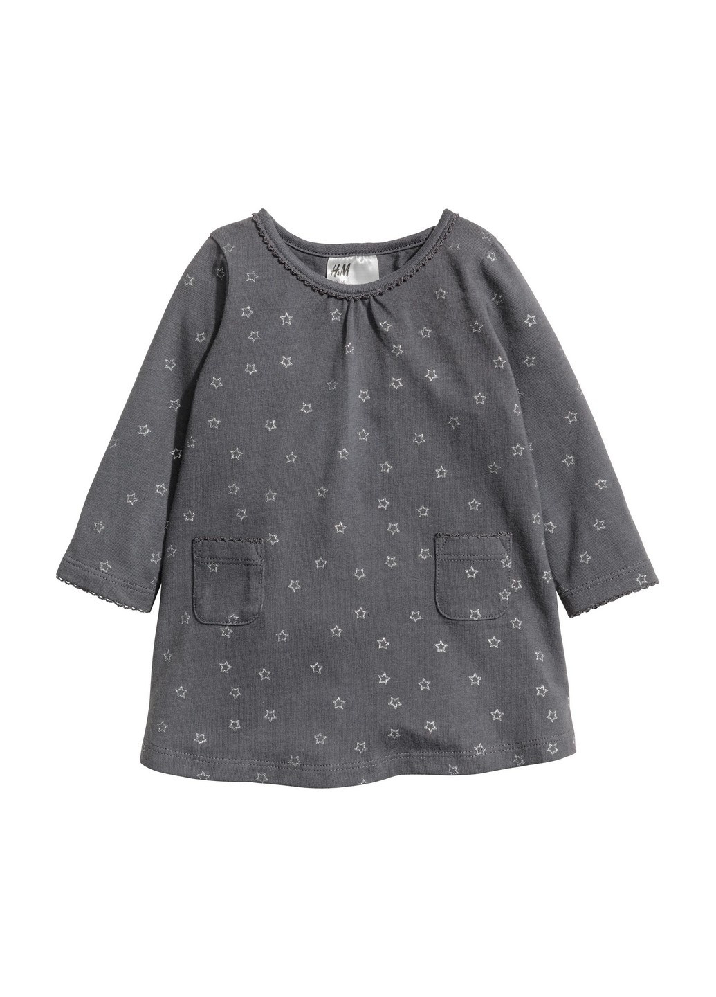 

Платье H&M 80 Темно-серый 0276242_звез_01