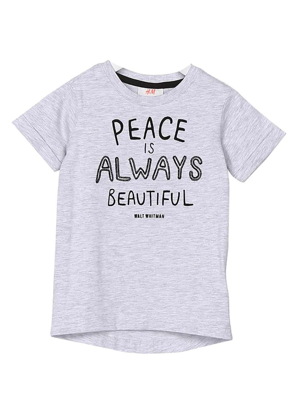 

Футболка H&M 122/128 Серый 0632495_Peace_06