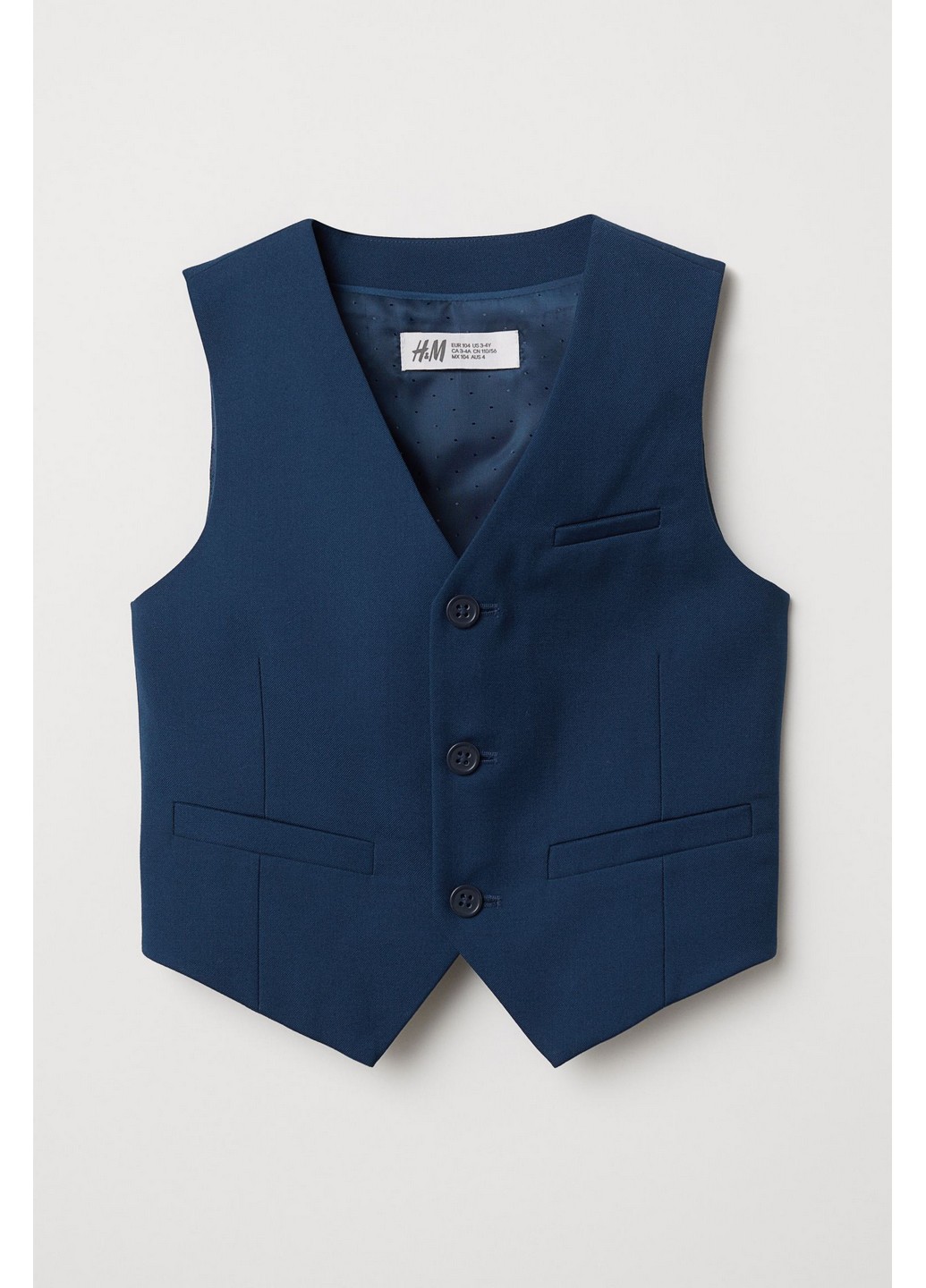 

Жилет H&M 92 Темно-синий 0640528_т.син