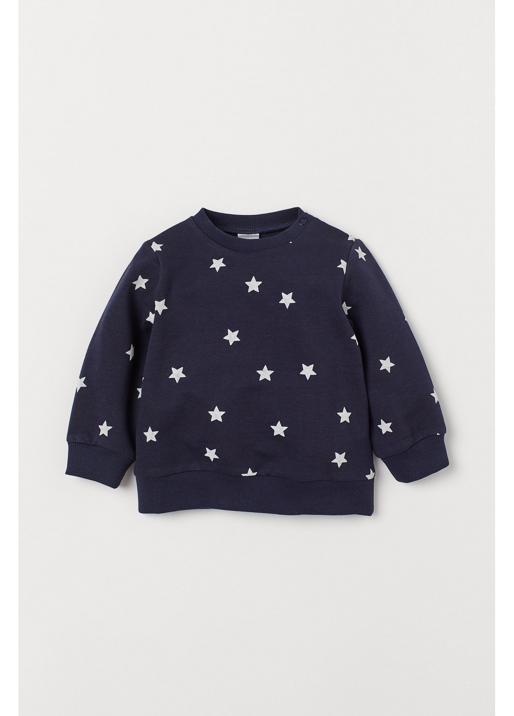 

Свитшот H&M 80 Темно-синий 0579010_бел.звезды