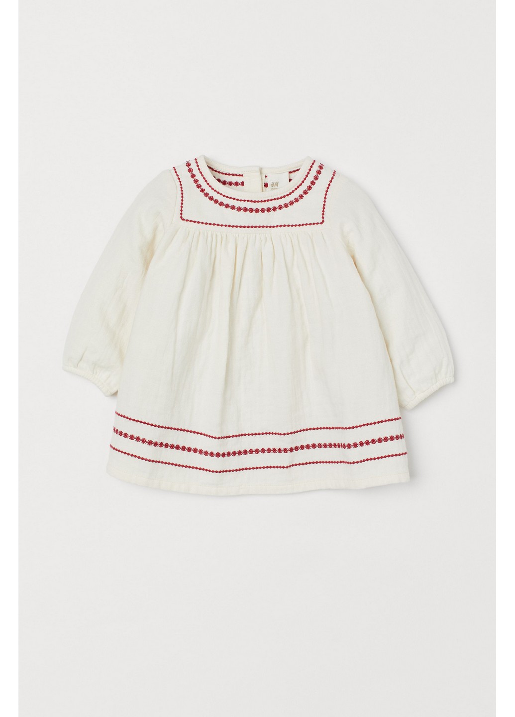 

Платье H&M 50 Белый 0766492_вишив