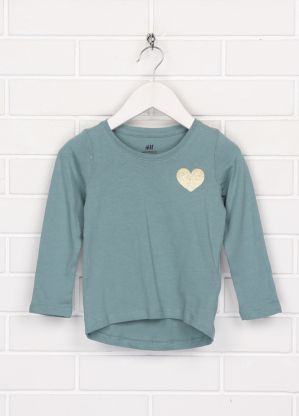 

Лонгслив H&M 92 Серый 0676754_сердце_01