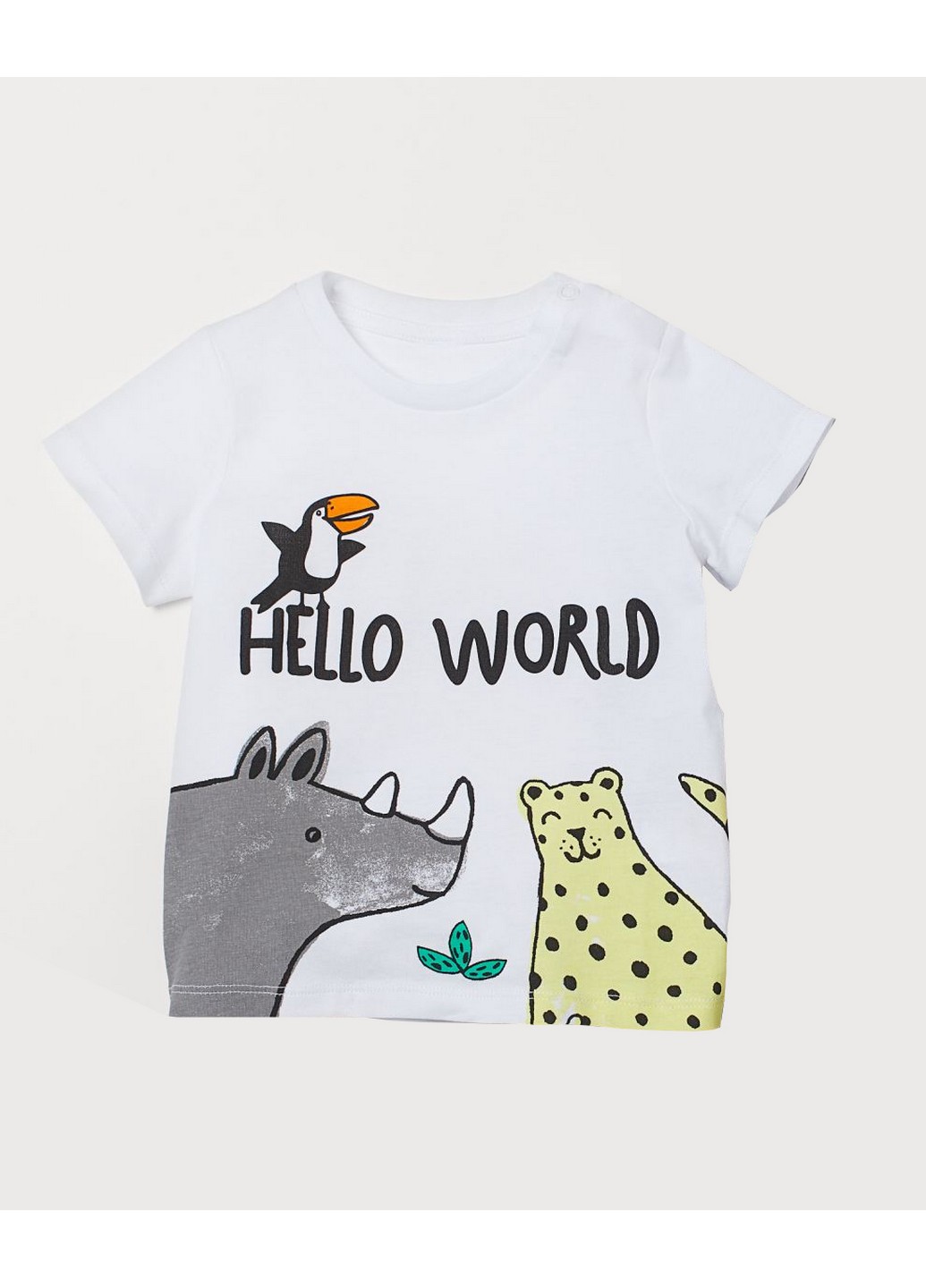

Футболка H&M 68 Белый 0762288_HELLO.WORLD