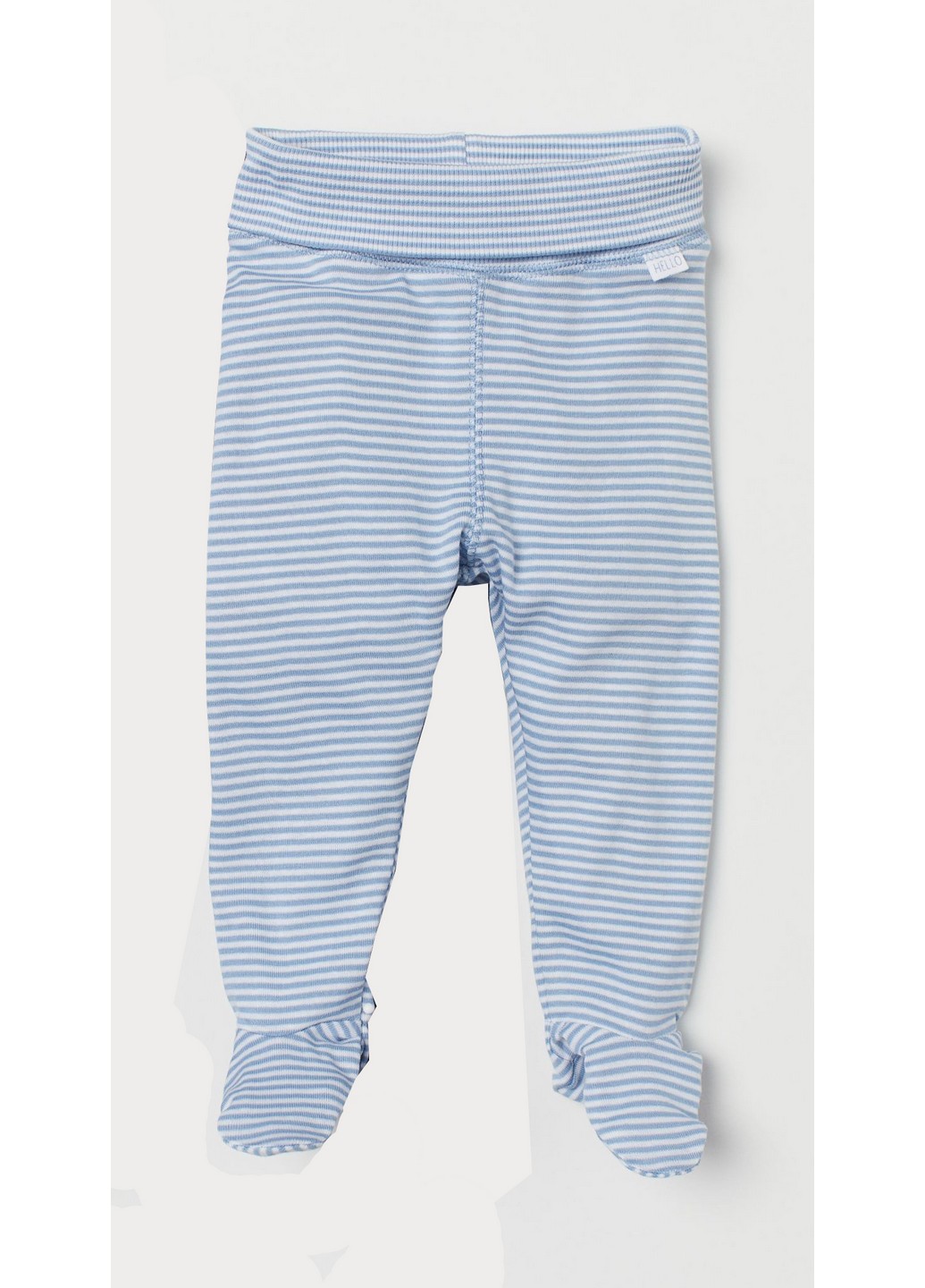 

Брюки H&M 68 Белый 0695802_полоска.голуб