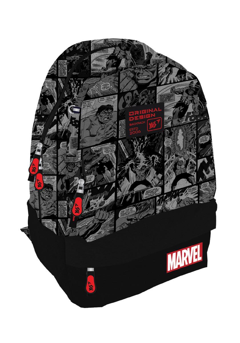 

Школьный рюкзак YES T-111 "Marvel Avengers", для мальчика младшего и среднего школьного возраста, школьный ранец с ортопедической спинкой , черный