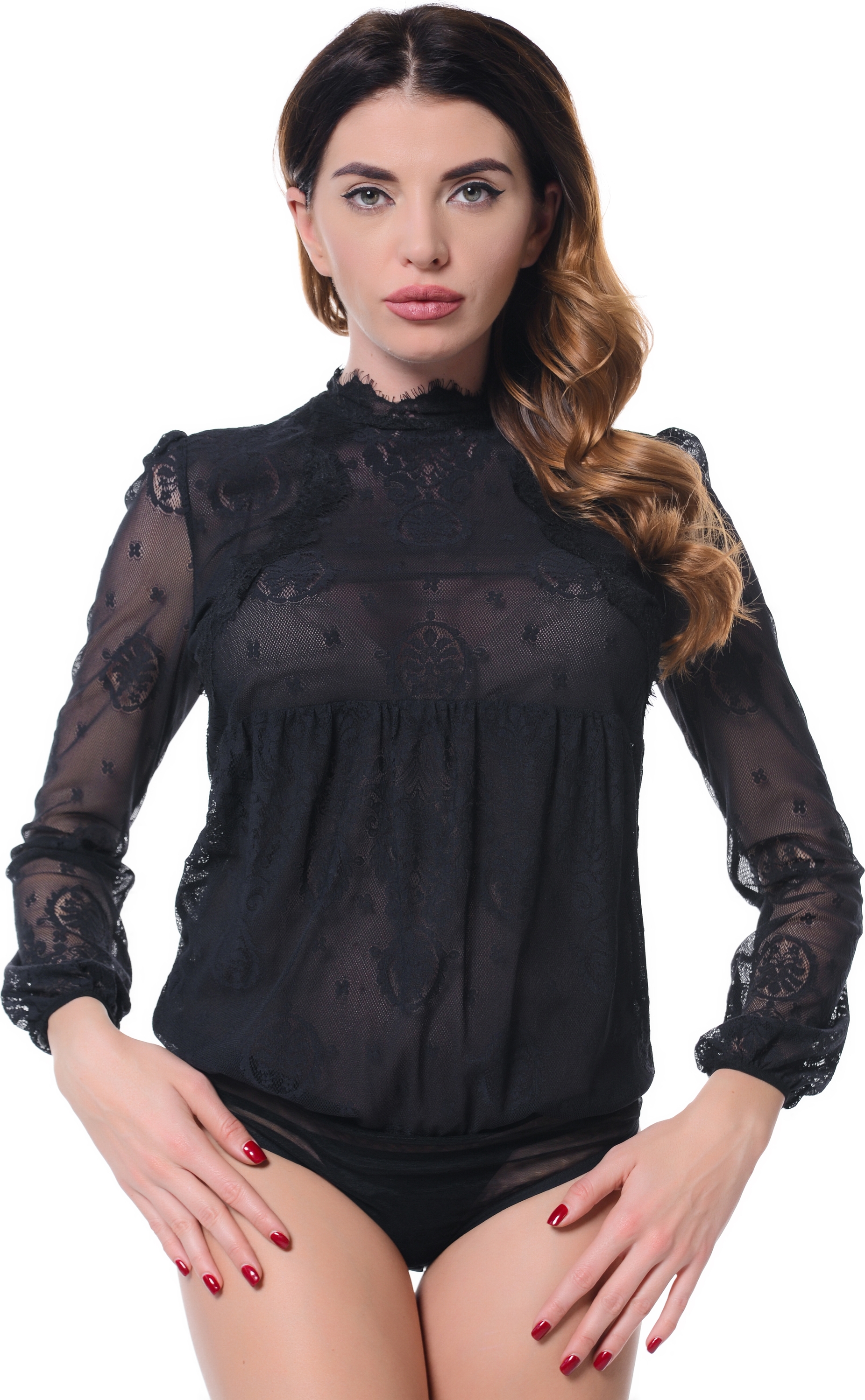 

Боди-блузка AREFEVA 05196  (48) Black, Боди-блузка AREFEVA 05196 L (48) Black