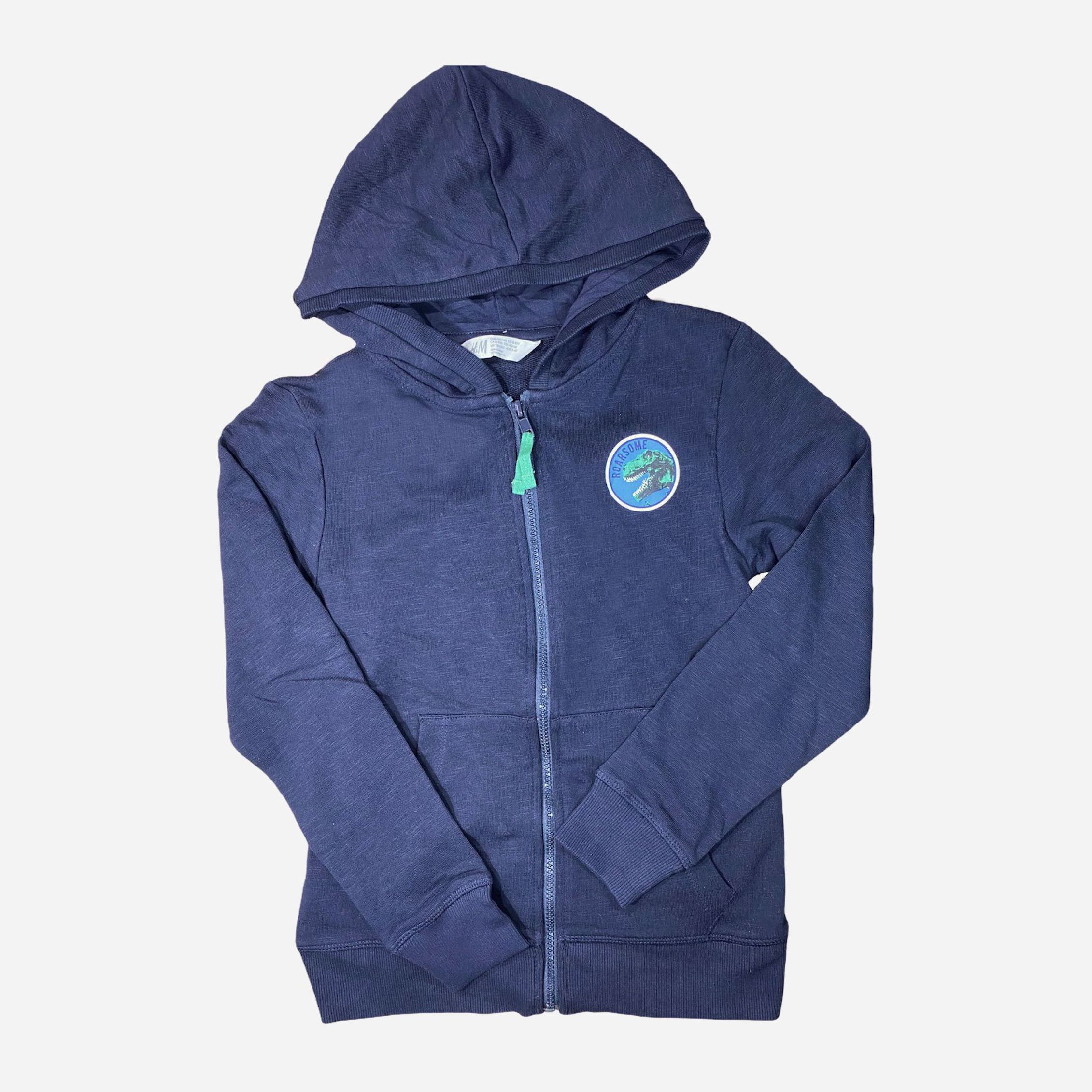 

Толстовка H&M 0606977 roarsome 134-140 см Темно-синяя (KZ2000001029343)
