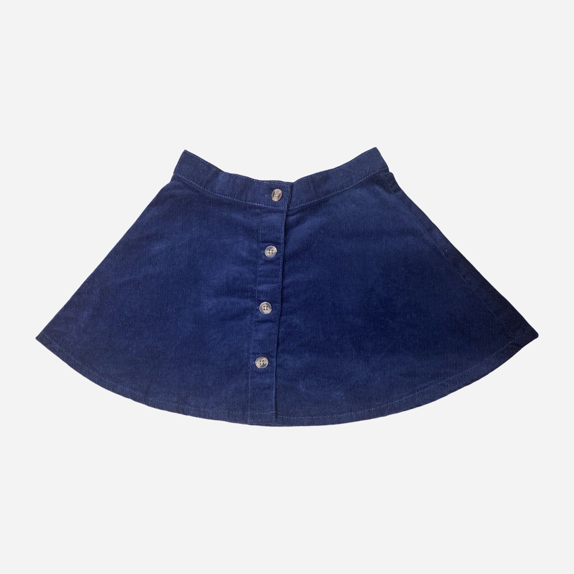 

Юбка вельветовая H&M 821430 110 см Темно-синяя (KZ2000001049846)